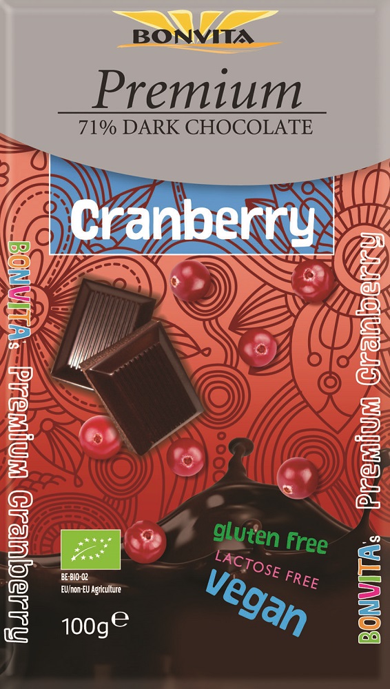 BonVita Pure Chocolade Cranb