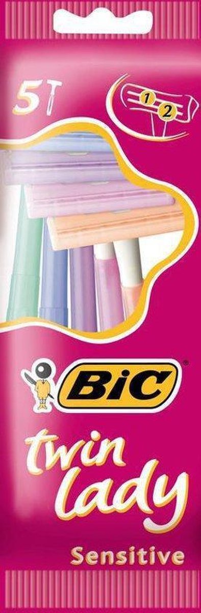 Bic 5stuks Twin Lady Sensitive Scheermesjes