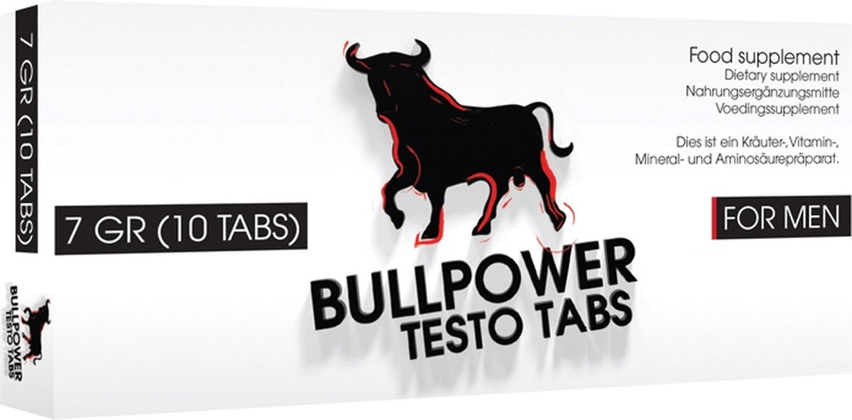 Bull Power Testo Tabs - Blauw