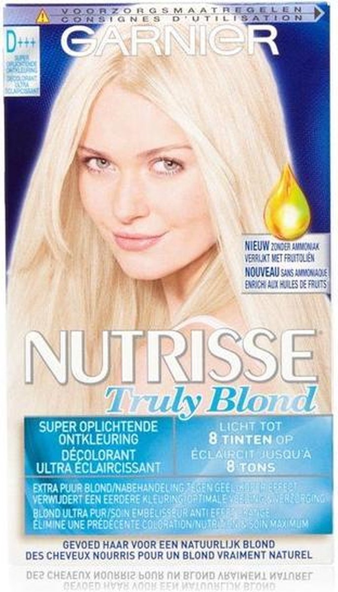 Garnier Nutrisse Truly Blond D Super Oplichtende Ontkleuring Per stuk