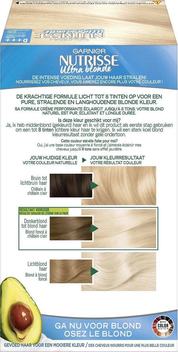 Garnier Nutrisse Truly Blond D Super Oplichtende Ontkleuring Per stuk