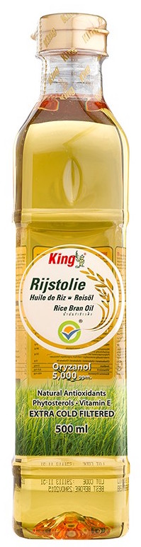 King Rijstolie-koud Gefilterd 1x500 Ml