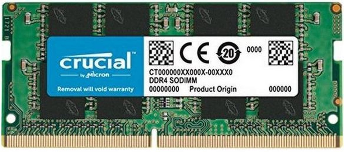 Crucial 4GB 2400MHz DDR4 SODIMM (1x4GB)
