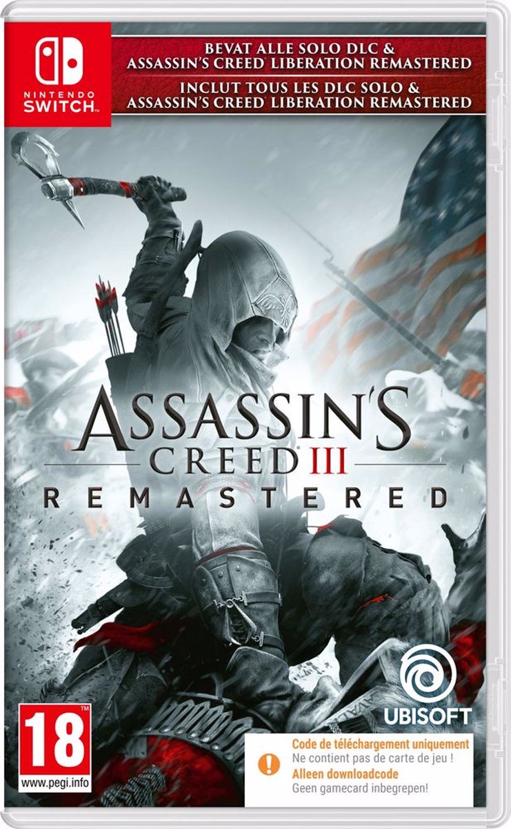 Ubisoft Assassin's Creed III Remastered (Code in a Box)