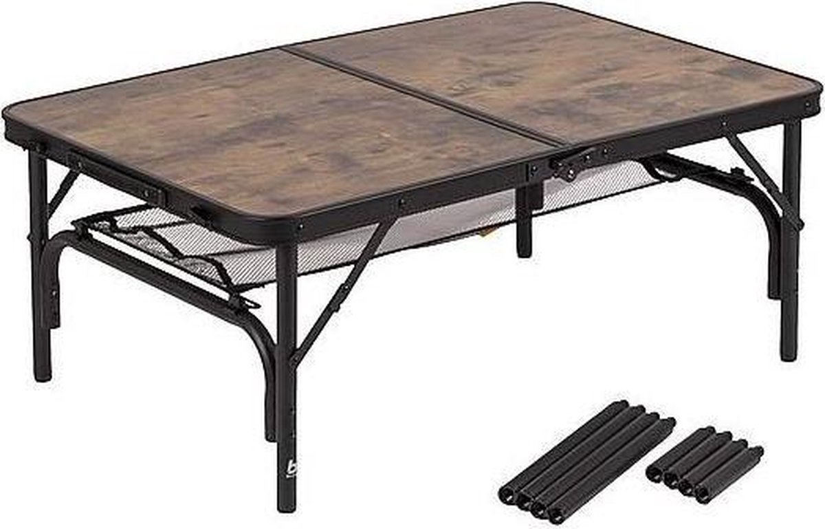 Bo-Camp Decatur Industrial 90 x 60 cm Campingtafel - Zwart