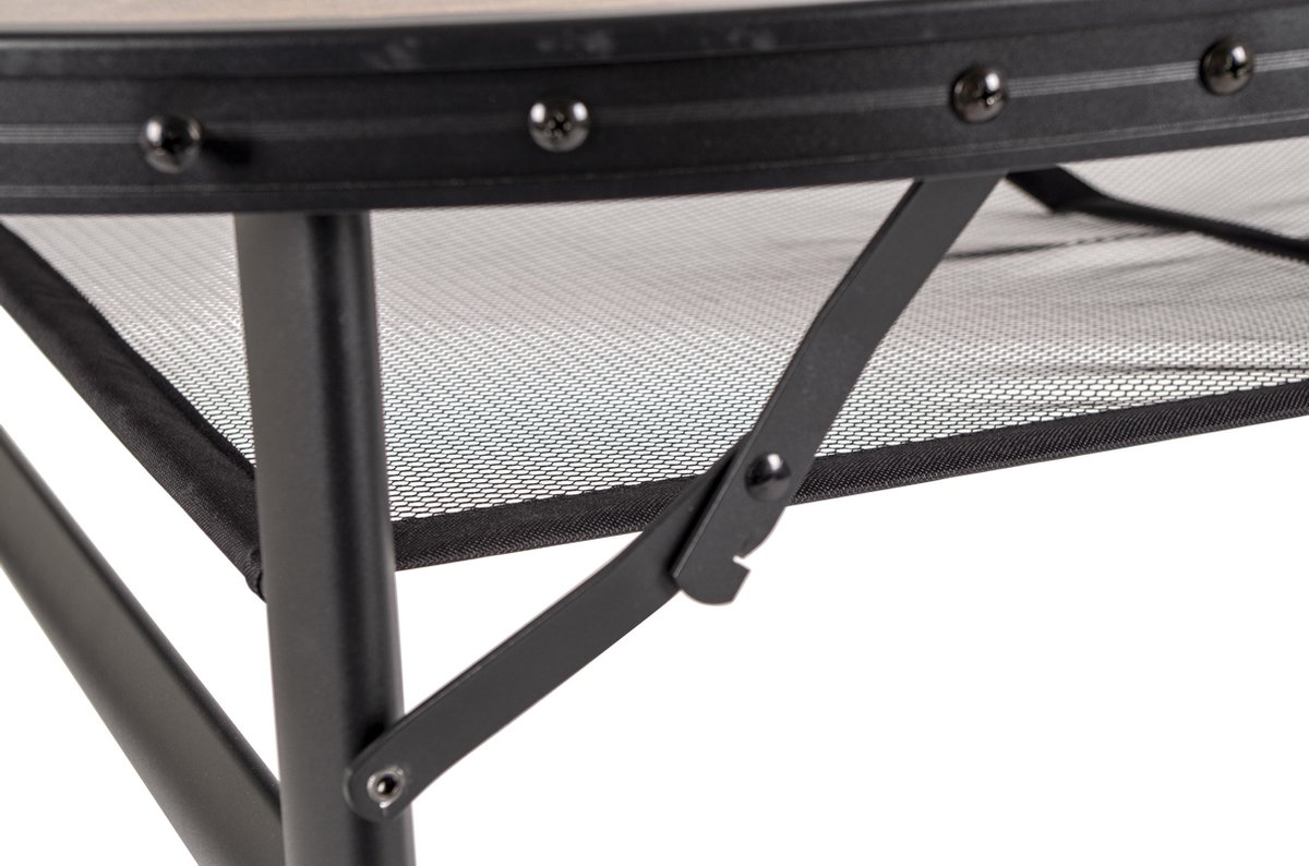 Bo-Camp Industrial Melrose 120 x 80 cm Campingtafel - Zwart