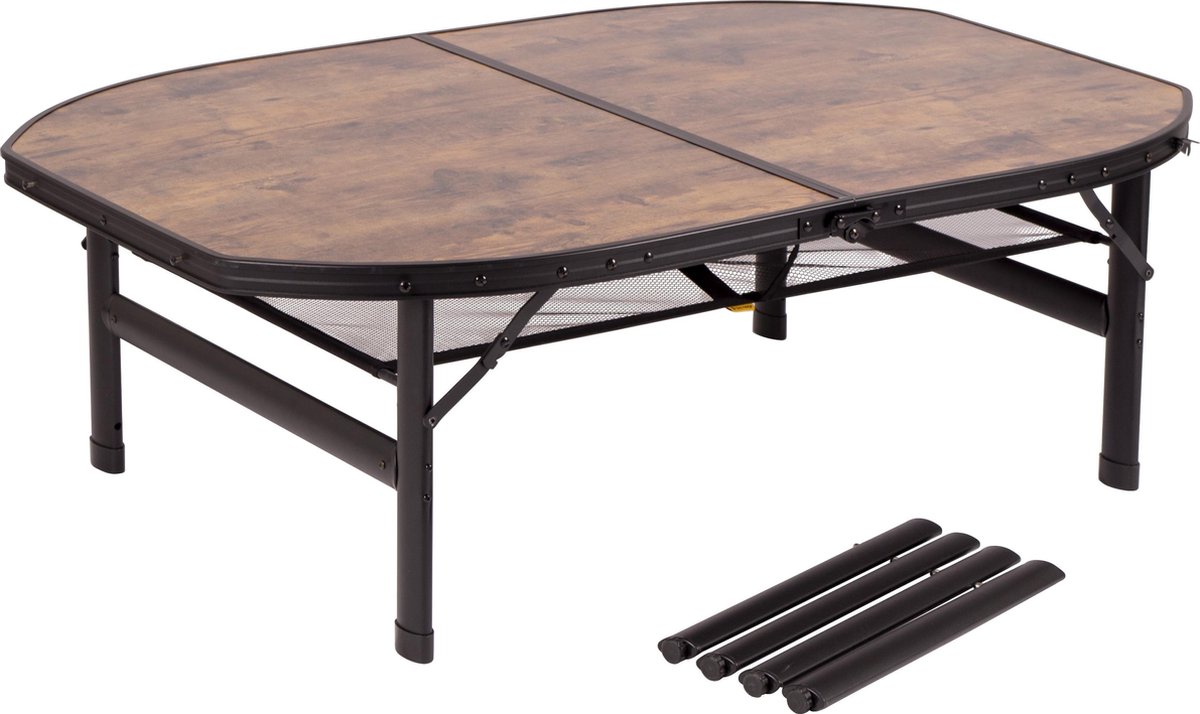 Bo-Camp Industrial Melrose 120 x 80 cm Campingtafel - Zwart
