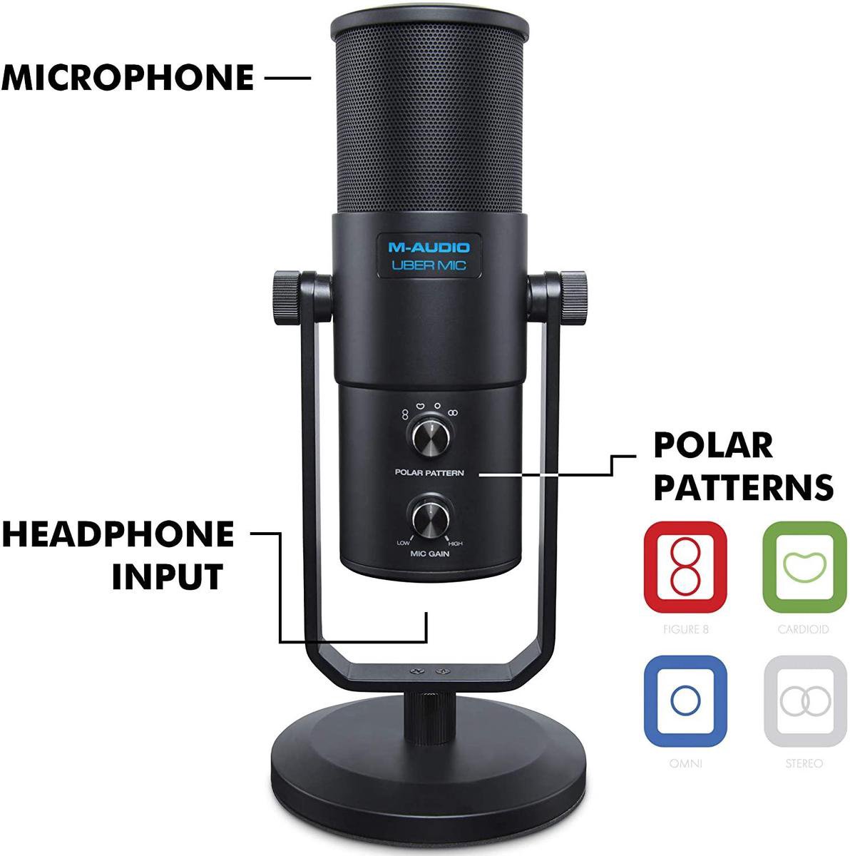 M-Audio Uber Mic USB microfoon