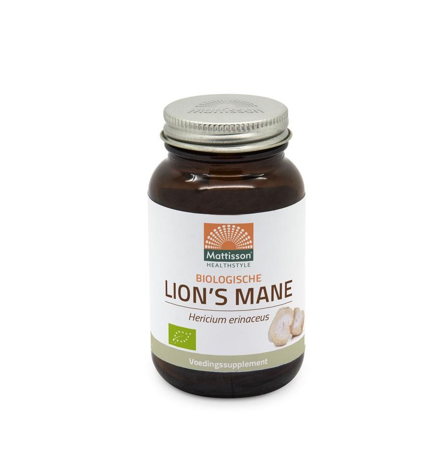 Mattisson Lion&apos;s mane 500 mg biologisch 60 vcaps