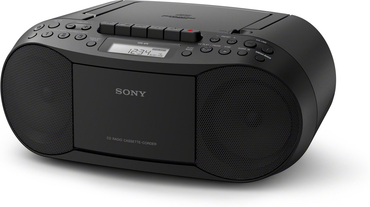 Sony CFD-S70 - Zwart