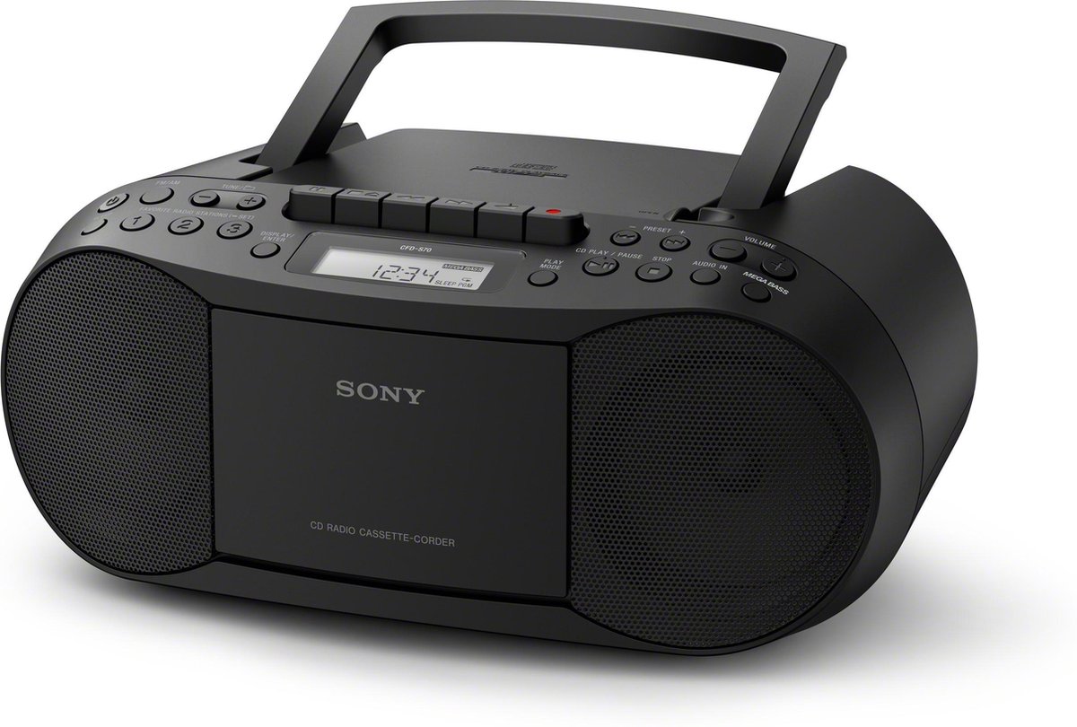 Sony CFD-S70 - Zwart
