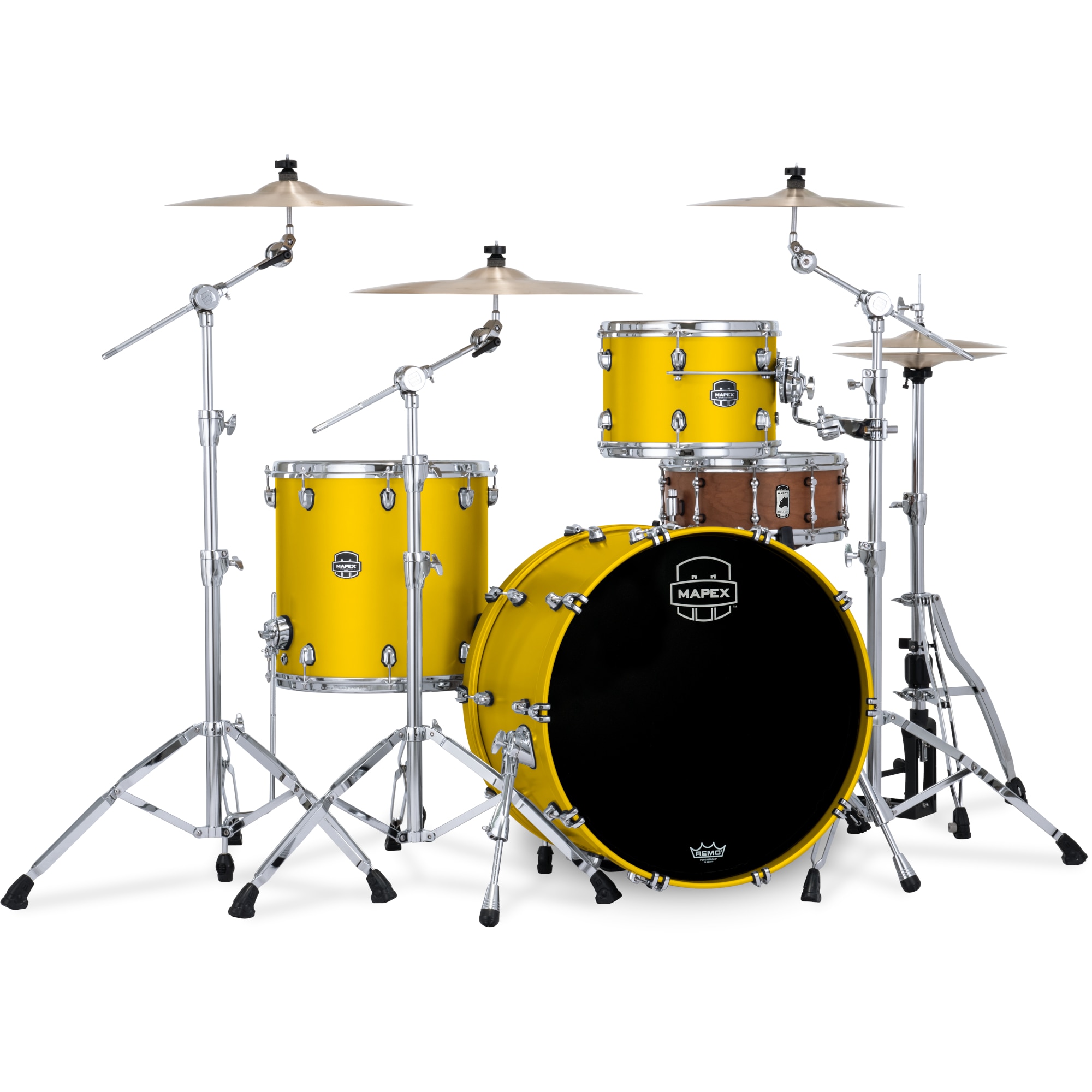 Mapex SE446XHPM Saturn Evo. Hybrid Rock Powerhouse Tuscan Yellow 3d. shellset