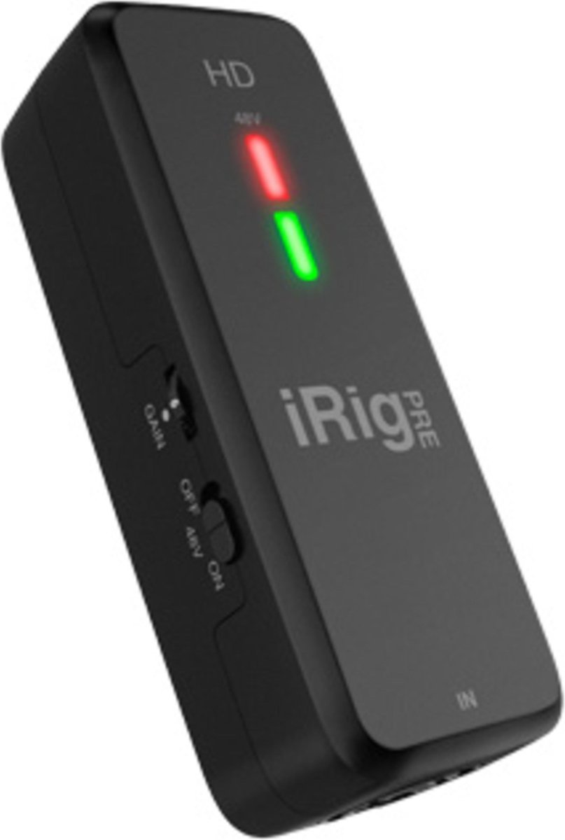 IK Multimedia iRig Pre HD microfoon interface iOS, Mac en PC