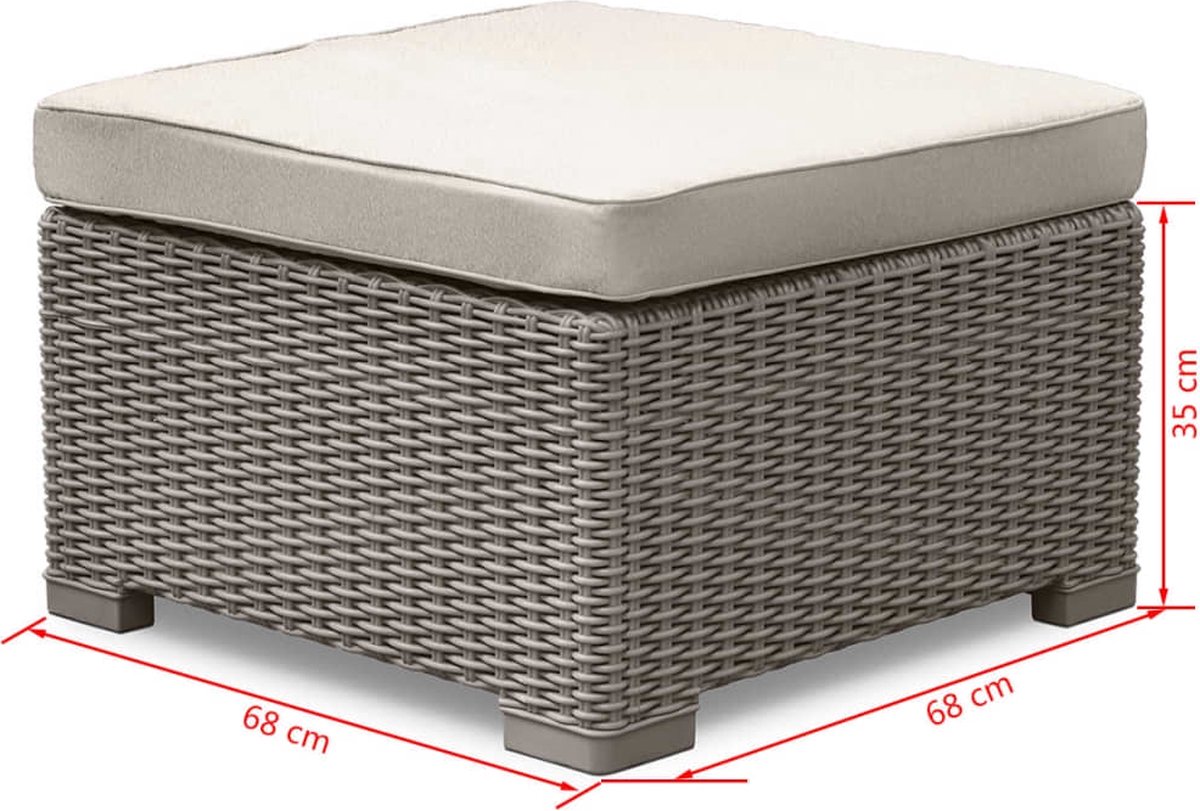 Allibert California Hocker - Beige