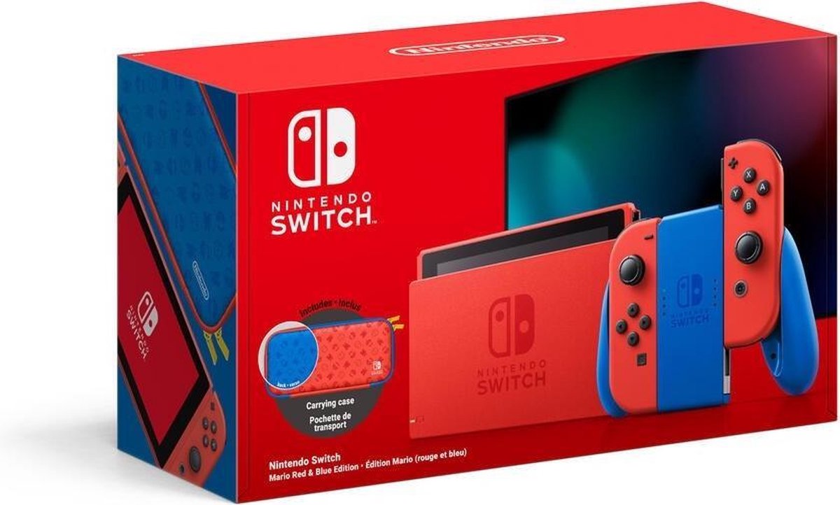 Nintendo Switch: Mario Editie Rood/ - Azul