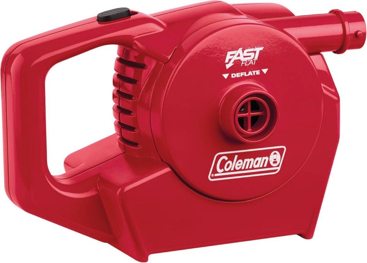 Coleman Rechargeable Quickpump 12 & 230v - Rood