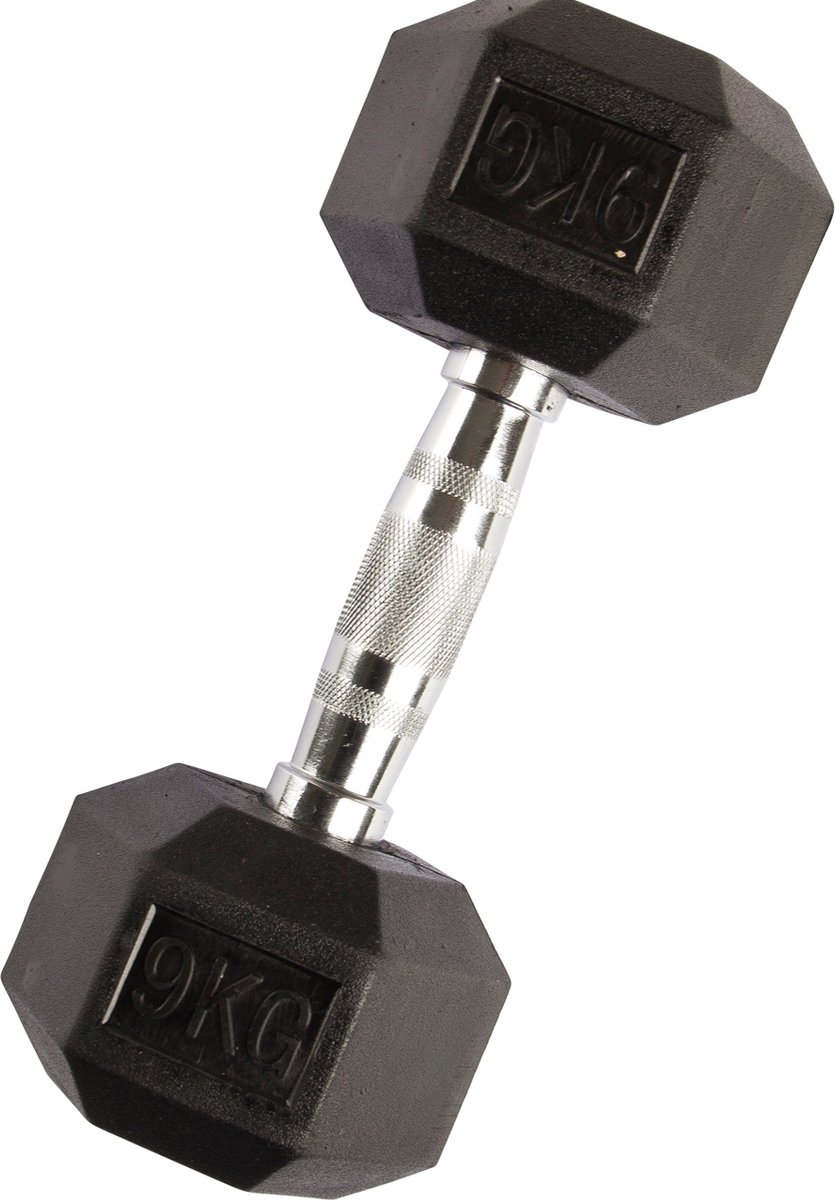 VirtuFit Hexa Dumbbell Pro - 9 kg - Per Stuk