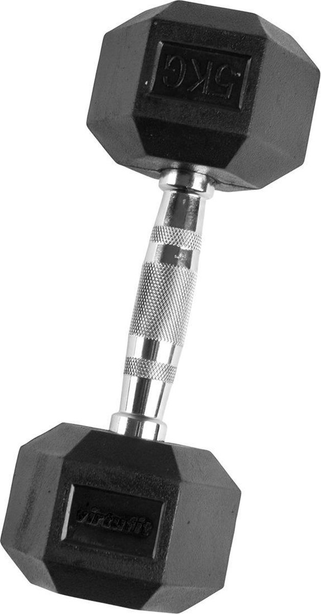 VirtuFit Hexa Dumbbell Pro - 5 kg - Per Stuk