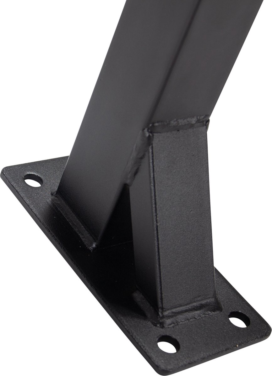 VirtuFit Multifunctionele Optrekstang Pro - Pull Up Bar - Wandmontage - Incl. Bevestigingsmateriaal - - Zwart