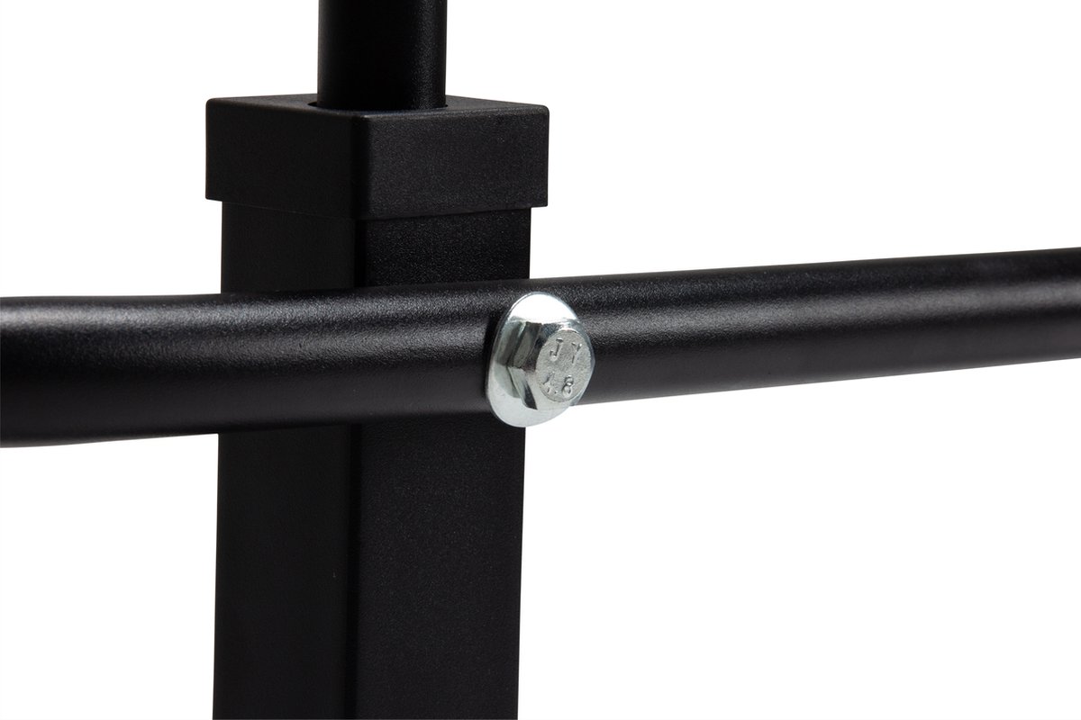 VirtuFit Multifunctionele Optrekstang Pro - Pull Up Bar - Wandmontage - Incl. Bevestigingsmateriaal - - Zwart