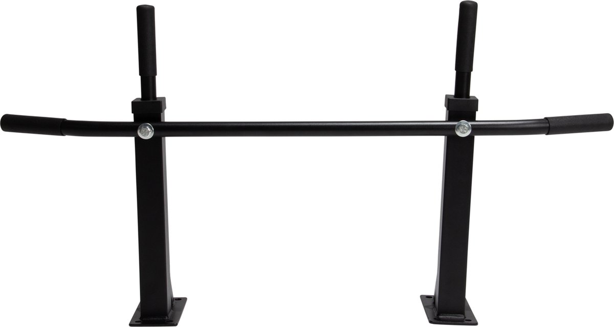 VirtuFit Multifunctionele Optrekstang Pro - Pull Up Bar - Wandmontage - Incl. Bevestigingsmateriaal - - Zwart