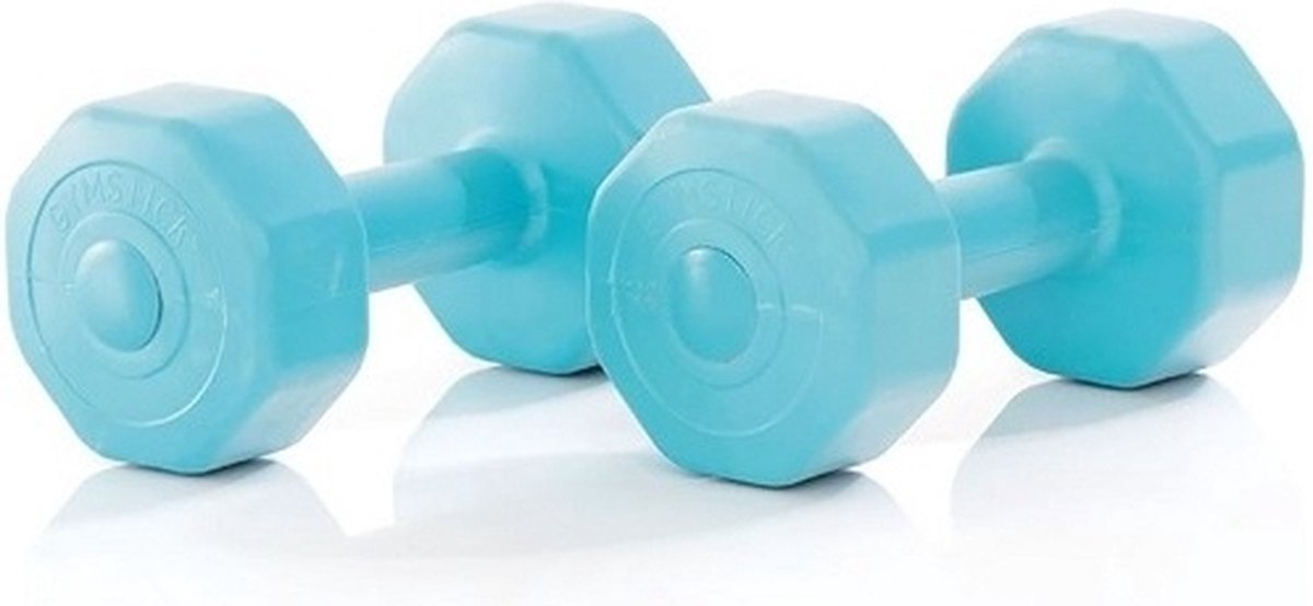 Gymstick Active Vinyl Dumbells - Met Online Trainingsvideo's - 2 x 3 kg