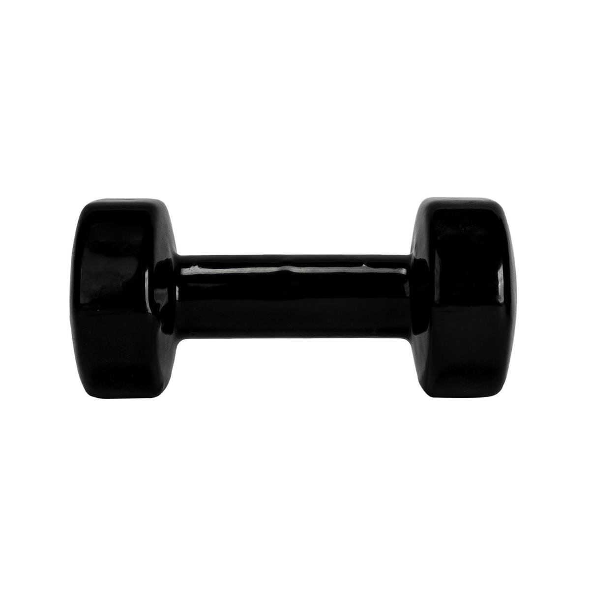 VirtuFit Vinyl Dumbbell Pro - 5 kg - - Zwart