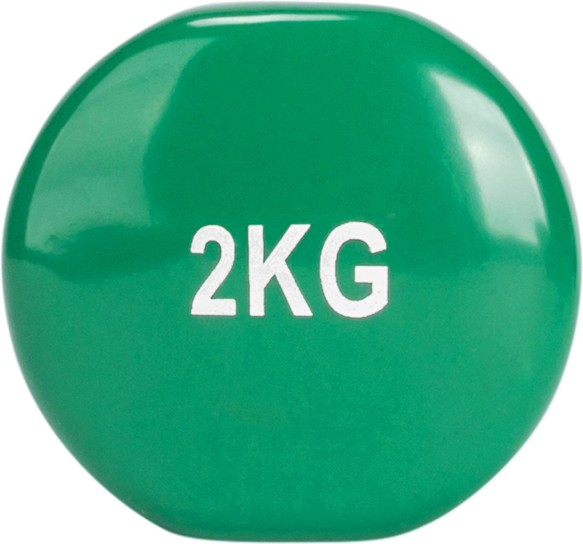 VirtuFit Vinyl Dumbbell Pro - 2 kg - - Groen