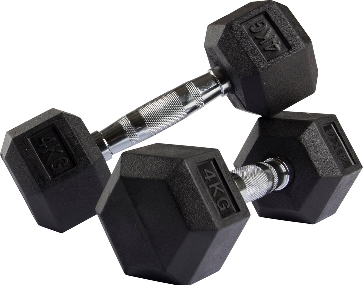VirtuFit Hexa Dumbbell Pro - 4 kg - Per Stuk