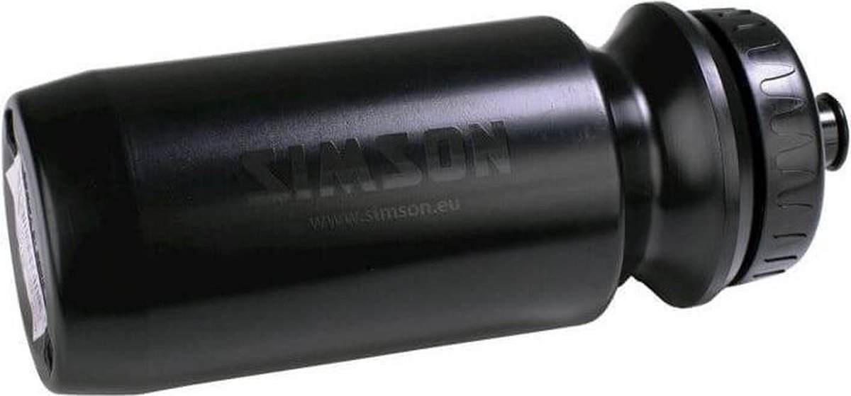 Simson bidon 600 ml - Zwart