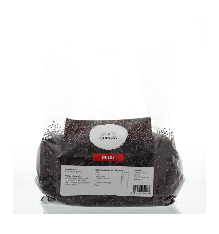 Mijnnatuurwinkel Quinoa zwart 1 kg