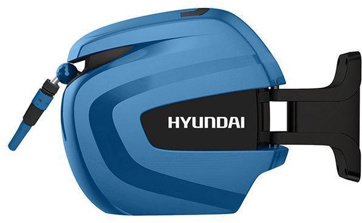 Hyundai 58601 Wandslangenbox - 1/2'' x 30m - Blauw
