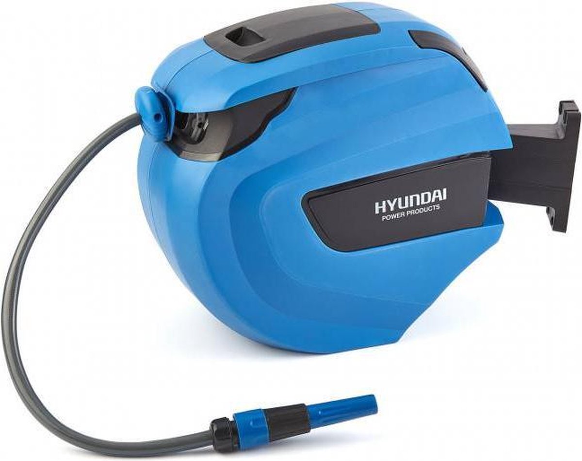 Hyundai 58601 Wandslangenbox - 1/2'' x 30m - Blauw