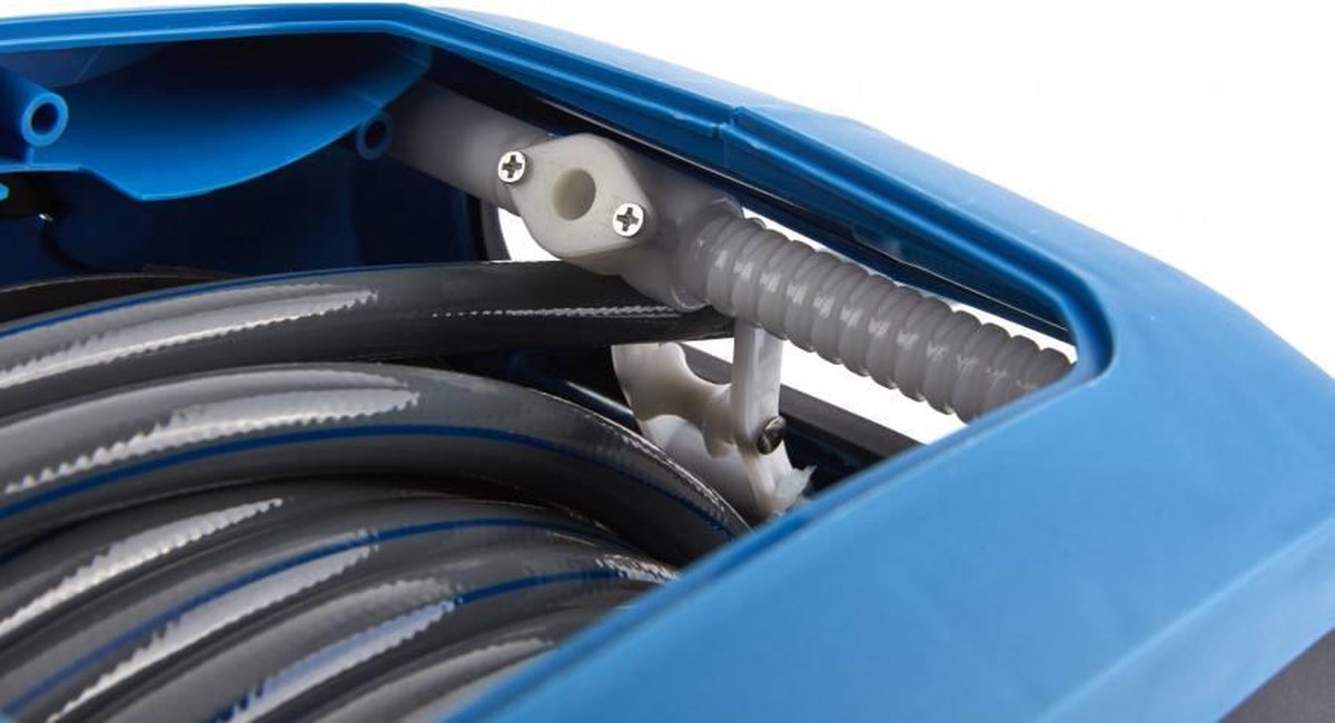 Hyundai 58601 Wandslangenbox - 1/2'' x 30m - Blauw