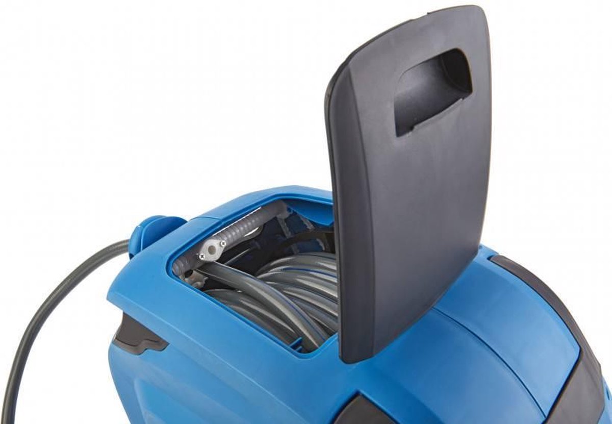 Hyundai 58601 Wandslangenbox - 1/2'' x 30m - Blauw