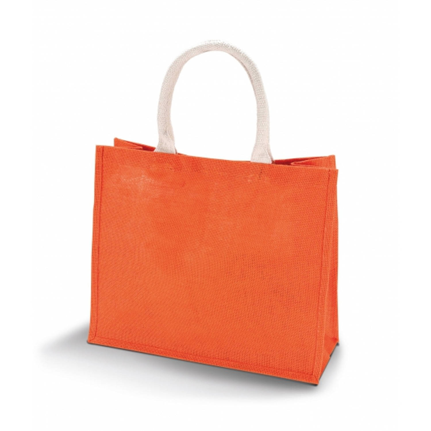 Kimood Jute Strandtas 42 Cm - Strandartikelen Beach Bags/shoppers - Oranje