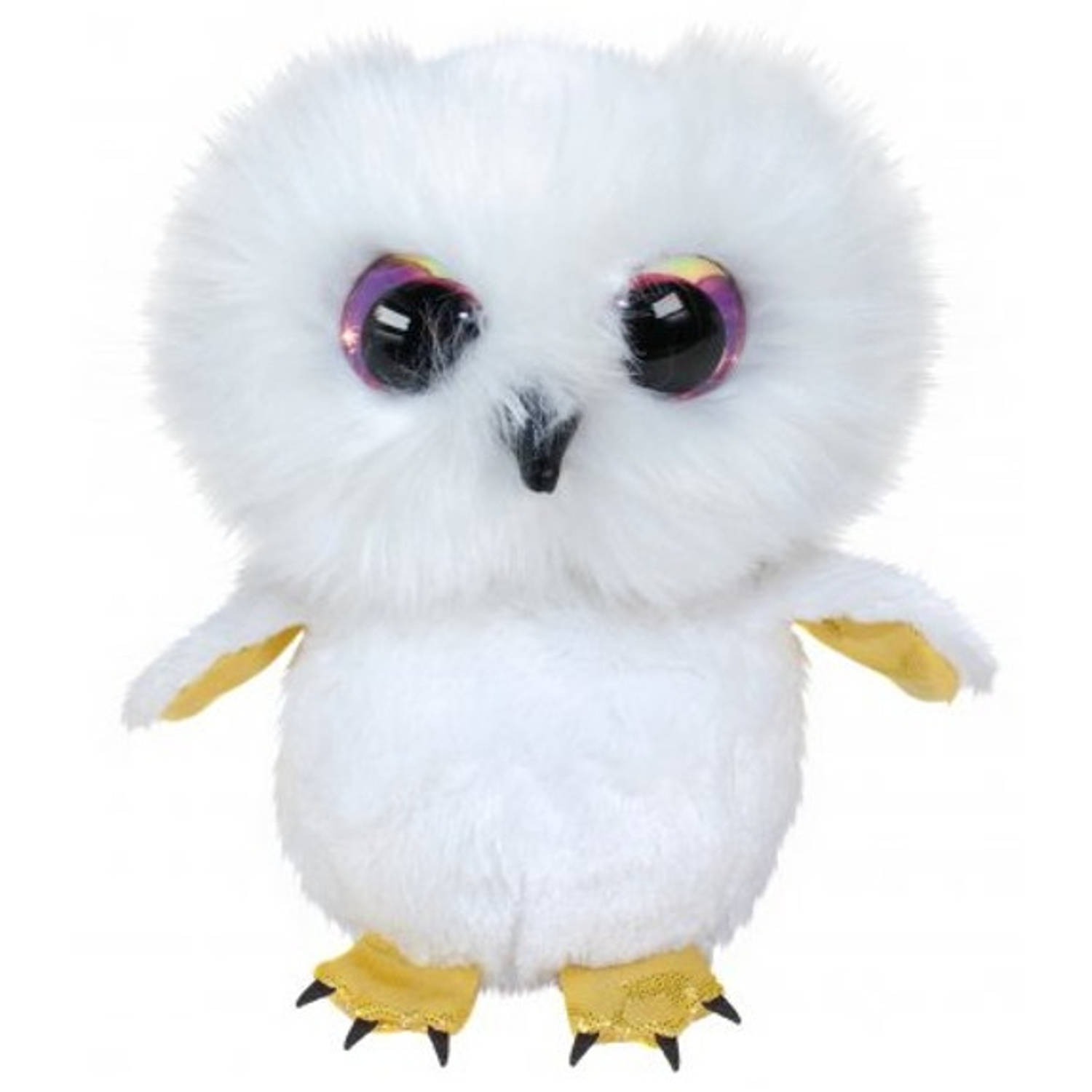 Lumo Stars Knuffel Lumo Snowy Owl 15 Cm - Wit