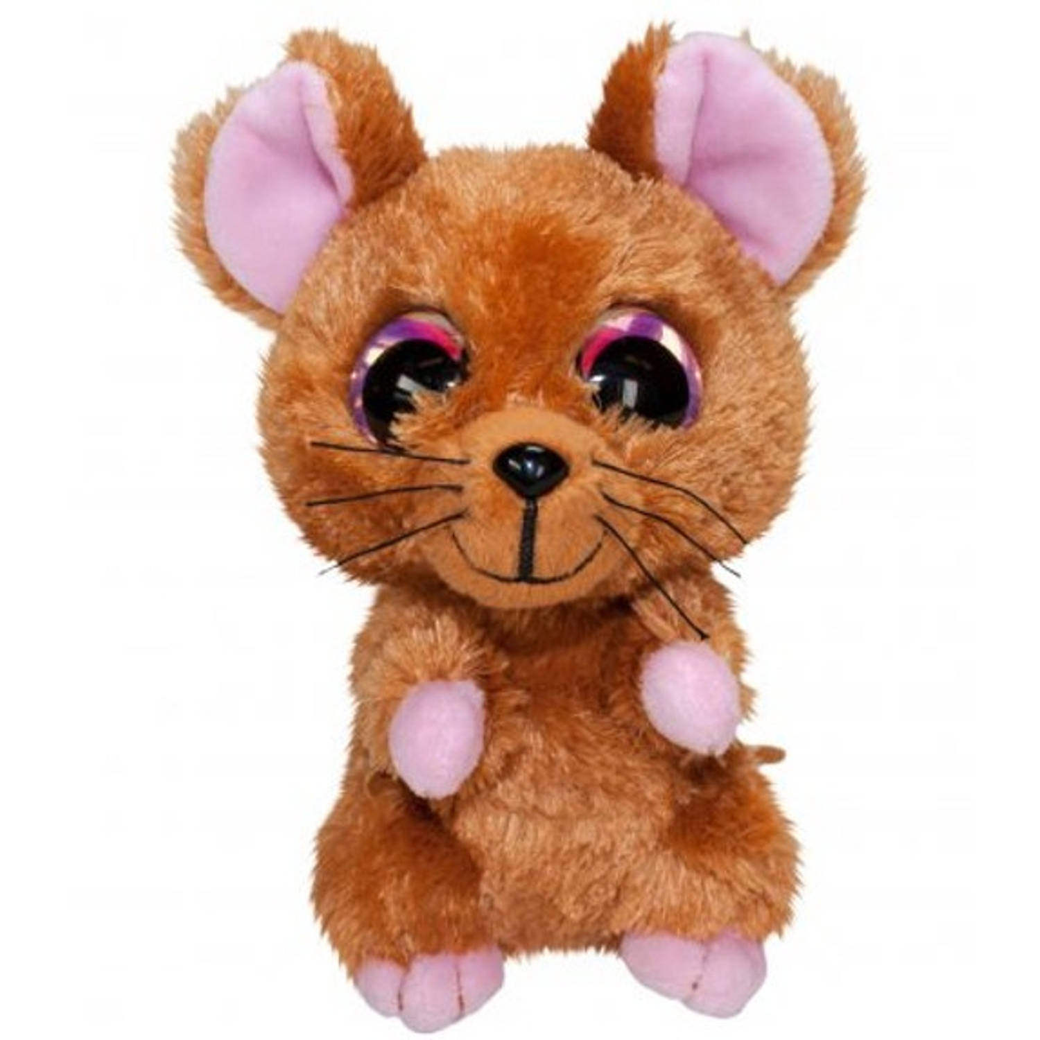 Lumo Stars Knuffel Lumo Mouse Mus 15 Cm - Bruin