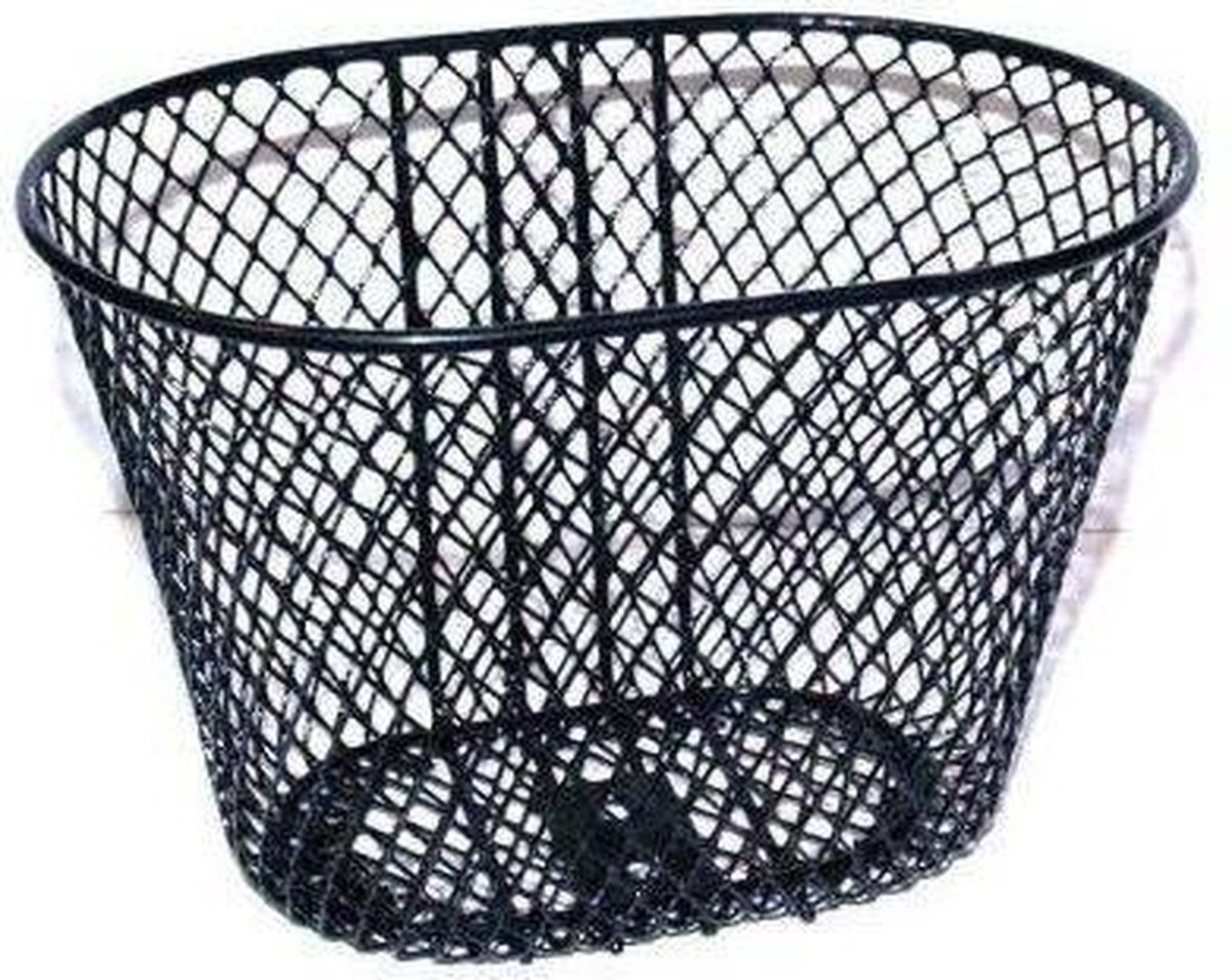 TOM Kinderfietsmand 26 X 18 X 18 Cm Staal - Zwart