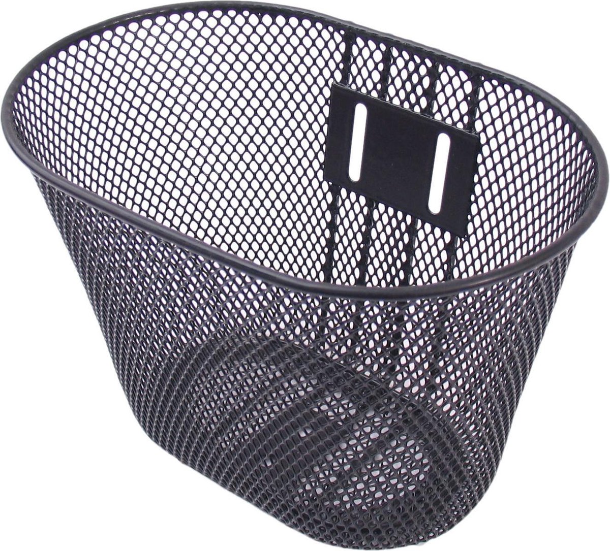 TOM Kinderfietsmand 26 X 18 X 18 Cm Staal - Zwart