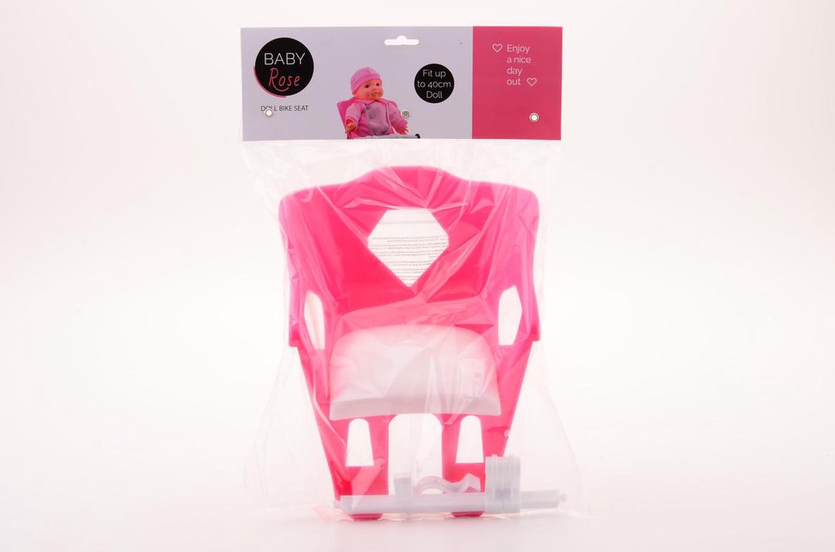 Johntoy Poppen Fietszitje 25 X 22 X 20 - Roze
