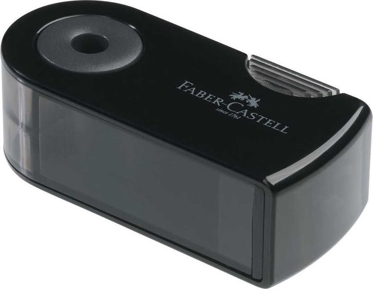 Faber Castell Puntenslijper Faber-castell ""Sleeve"" Mini Enkel - Zwart