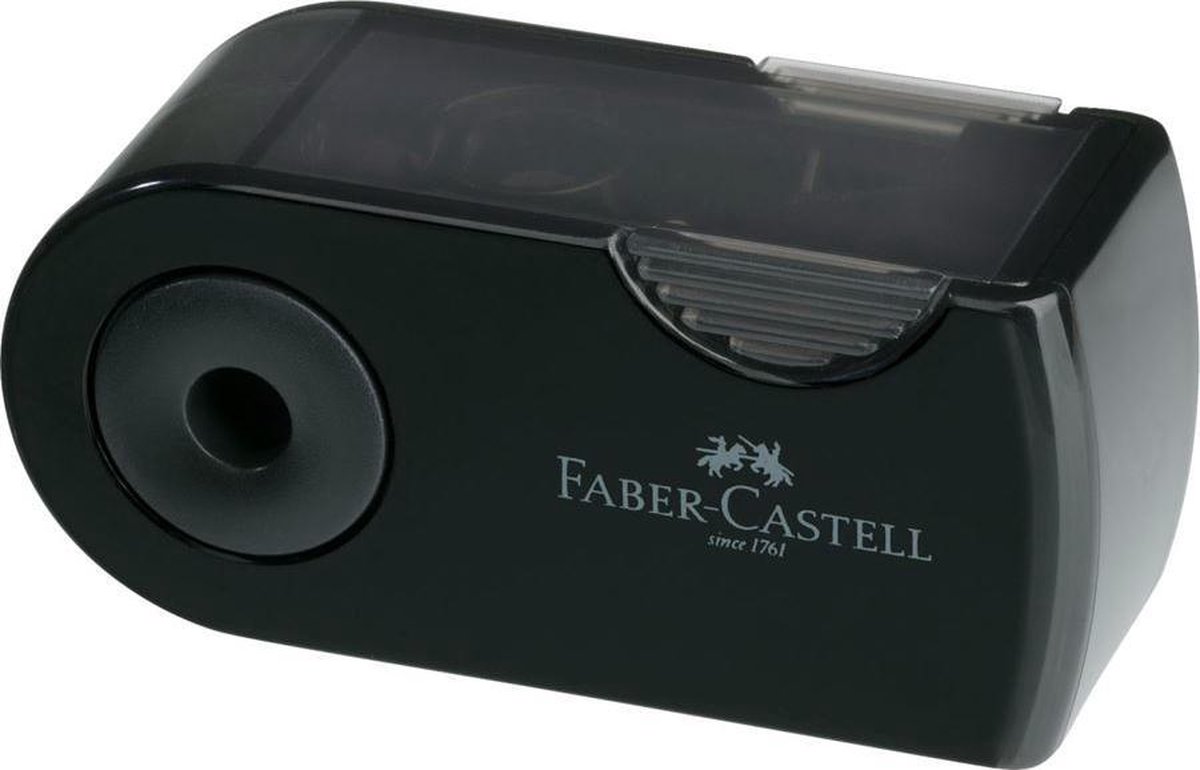 Faber Castell Puntenslijper Faber-castell ""Sleeve"" Mini Enkel - Zwart