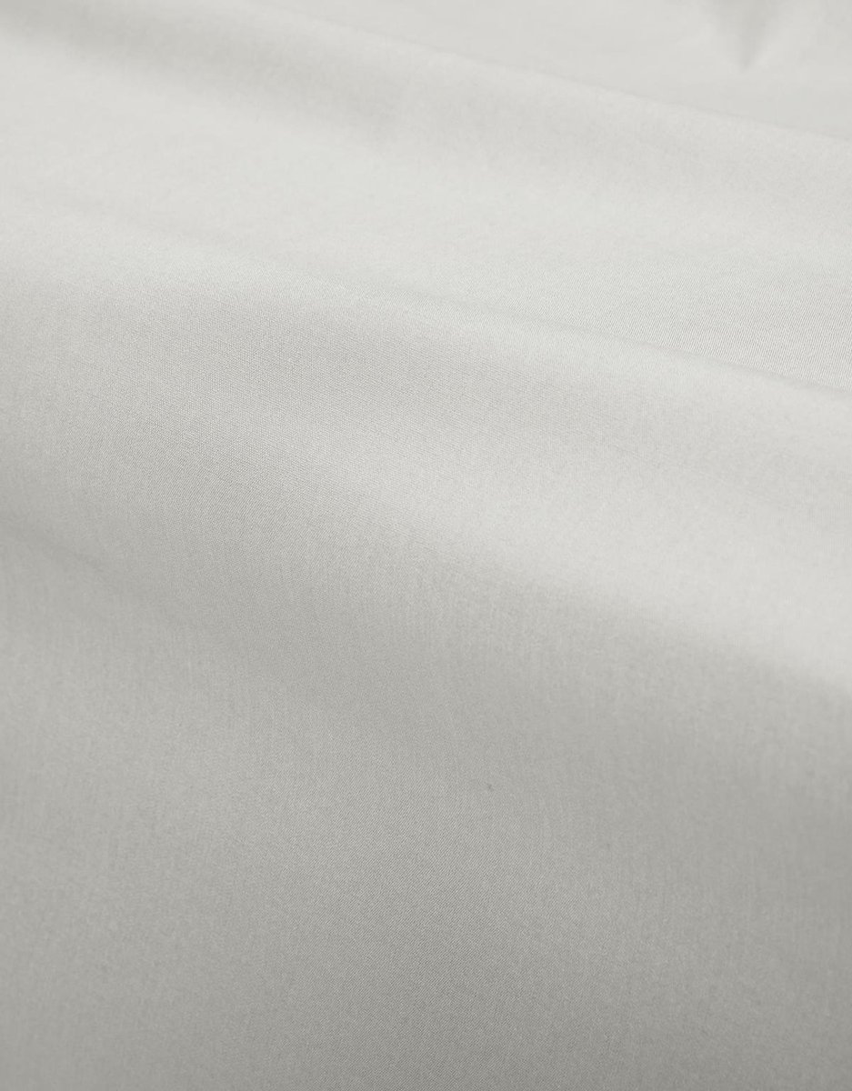 Essenza Premium Percale Katoen Hoeslaken Extra Hoog - 100% Percale Katoen - Lits-jumeaux (160x200 Cm) - - Silver
