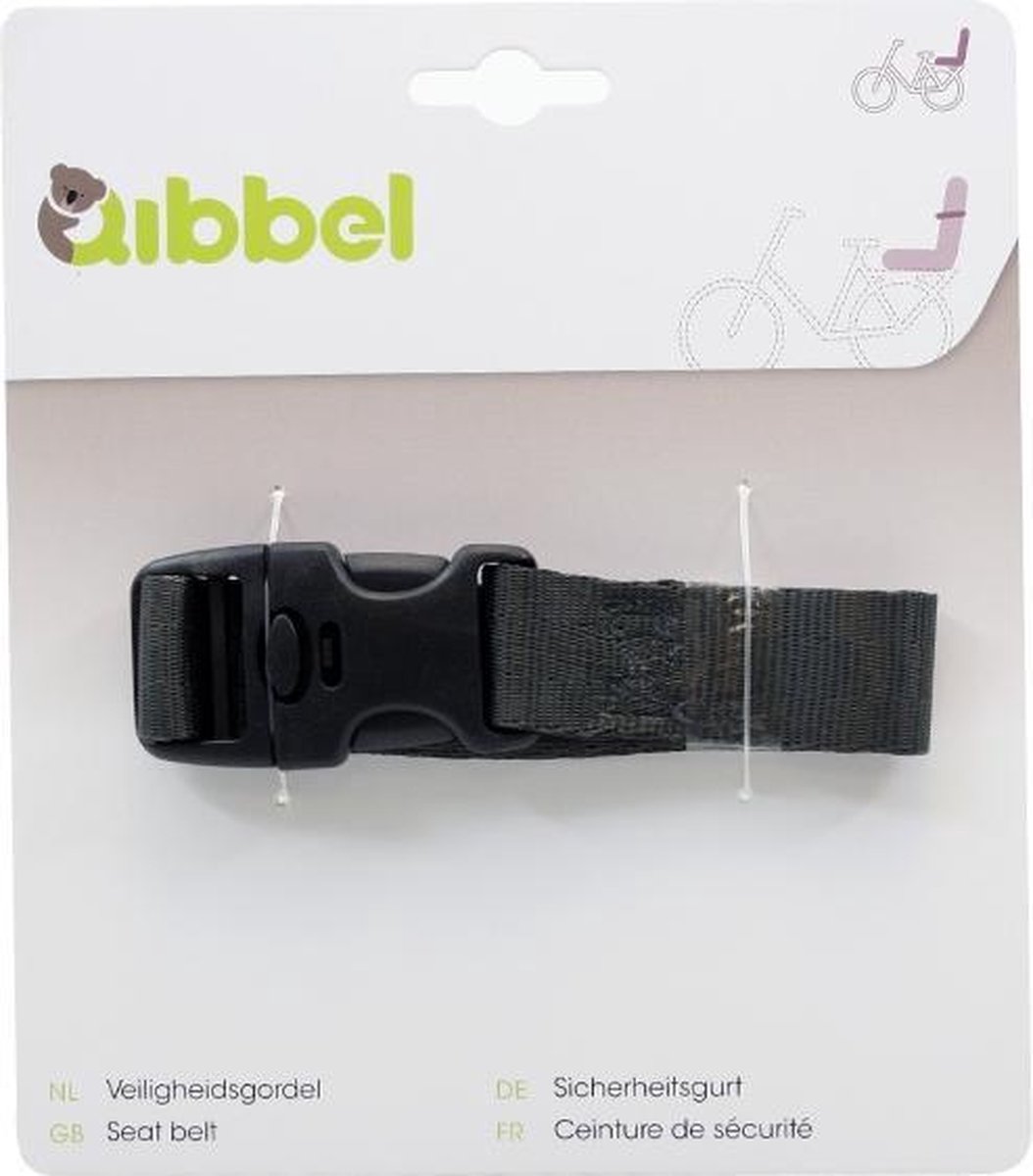 Qibbel Veiligheidsgordel Q192 Voor Fietszitjes 75 Cm - Zwart