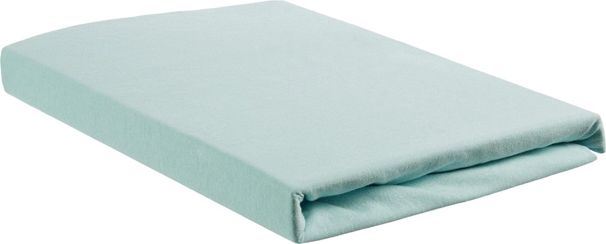 Beddinghouse Jersey Hoeslaken - 100% Gebreide Jersey Katoen - Lits-jumeaux (180x200/220 Cm) - Mint Green - Groen