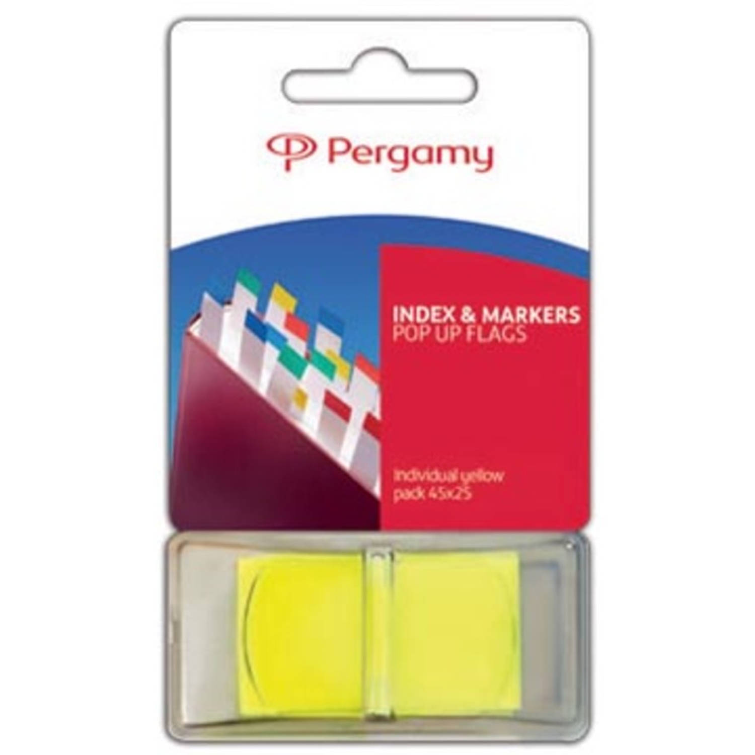 Pergamy Index Ft 43 X 25 Mm, - Geel