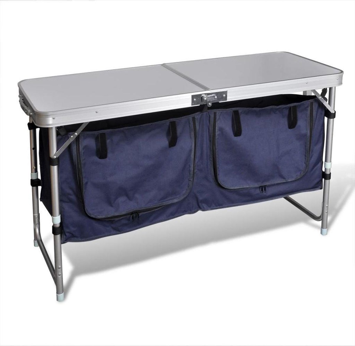 Campingkastje Met Aluminium Frame - Silver