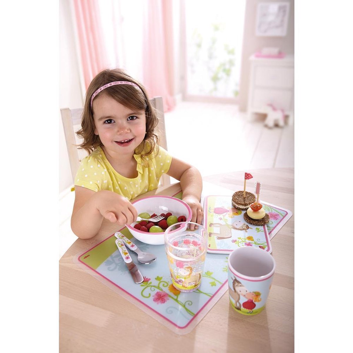 HABA Broodtrommel Vicki & Pirli 1,5 Liter - Roze