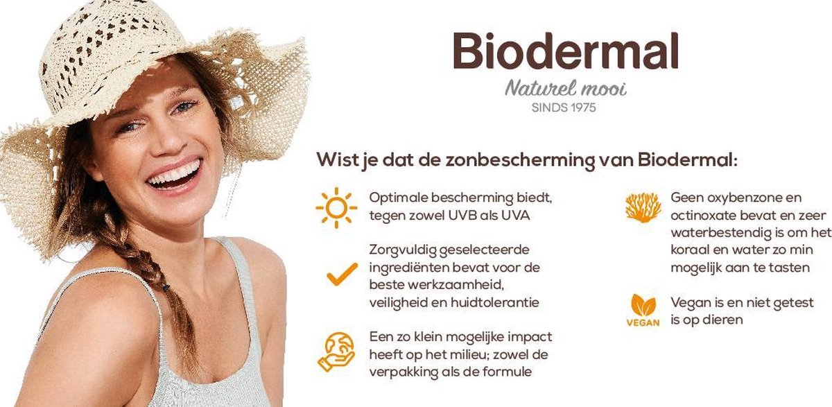 Biodermal Aftersunverlengende Melk - Bruin